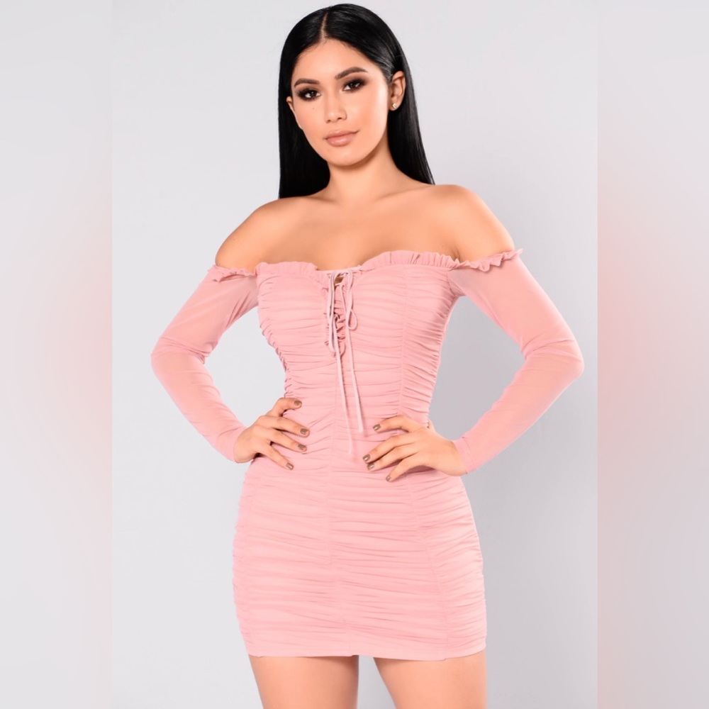 Fashion Nova Maura Mesh Dress